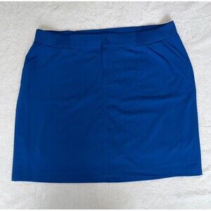 NWT CJ Banks Relaxed Sport Skort Blue 20W Plus Size Golf Athletic Travel Tennis